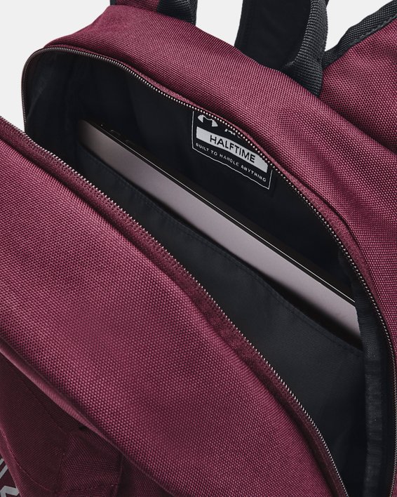 Unisex UA Halftime Backpack, Maroon, pdpMainDesktop image number 3